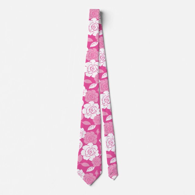 ROSENMUSTER (ROSA) KRAWATTE (Vorderseite)