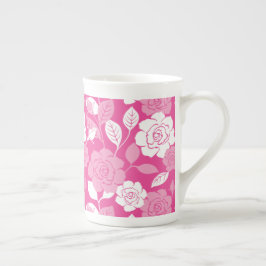 ROSENMUSTER (ROSA) PROZELLANTASSE