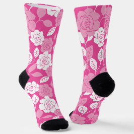 ROSENMUSTER (ROSA) SOCKEN