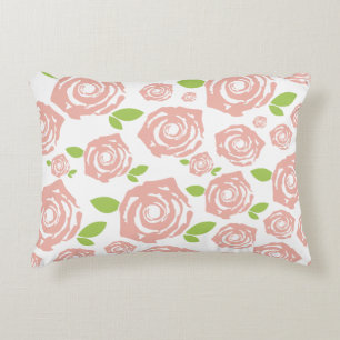 Rosenmuster Zierkissen