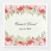 Rosenpapier Napkins