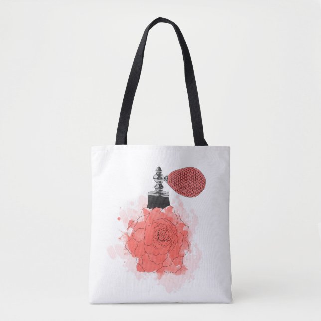 Rosenparfüm Tasche (Vorderseite)