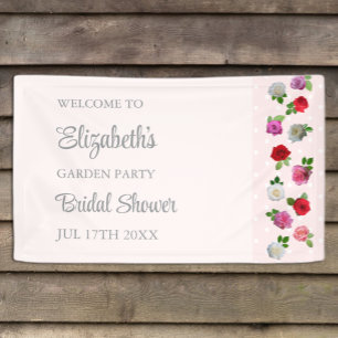 Rosenparty-Brautjunggesellinnenabschied Banner