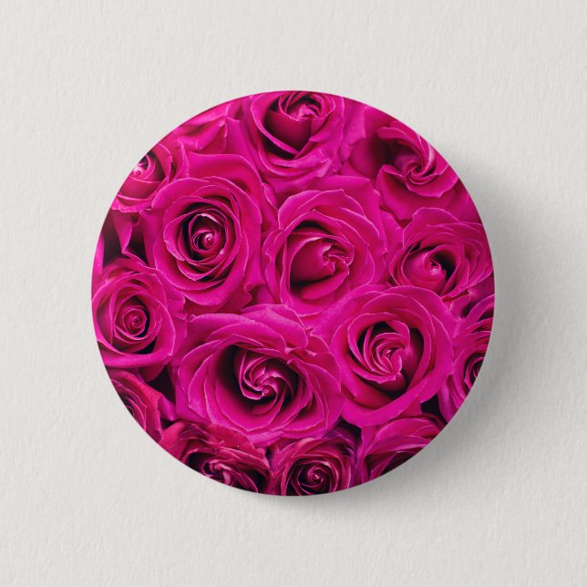 Rosenrosen (Liebe und Romantik) Button (Vorderseite)