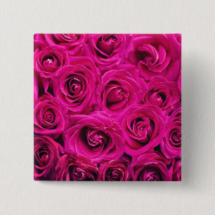 Rosenrosen (Liebe und Romantik) Button