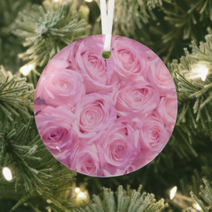 Rosenrosen Ornament Aus Glas