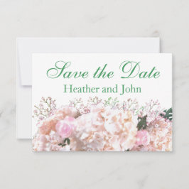 Rosenrosen, rosa Hydrangeas Save The Date