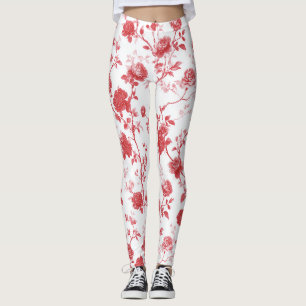 Rosenrot Floral Leggings