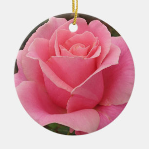 Rosenschmuck Keramik Ornament