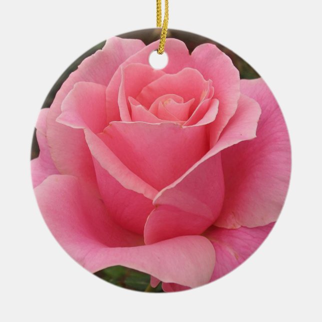 Rosenschmuck Keramik Ornament (Vorne)