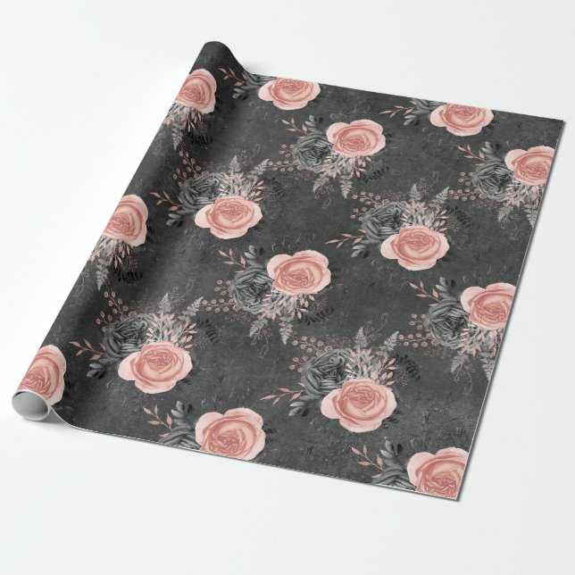 Rosensteine aus Rosenholz Geschenkpapier (Ungerollt)