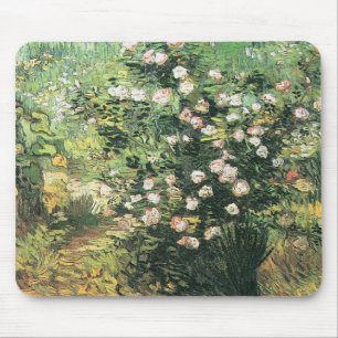 Rosenstrauch in Blüte von Vincent van Gogh Mousepad