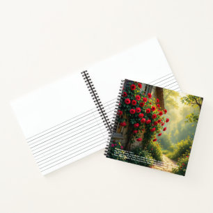 Rosensymbolik Notizbuch