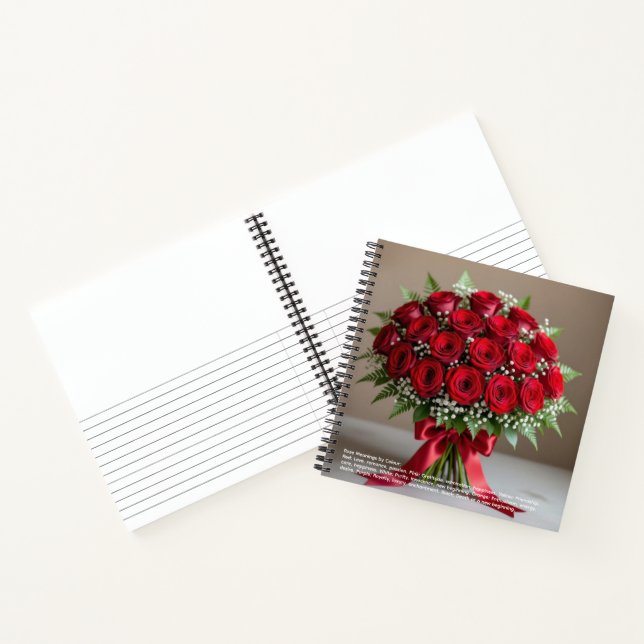 Rosensymbolik Notizbuch (Innenseite)