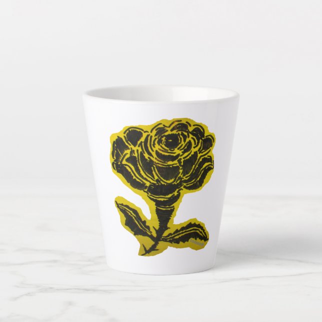 RosenTasse -  Milchtasse (Vorderseite)