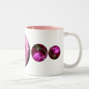 Rosenvelour-Tasse Zweifarbige Tasse