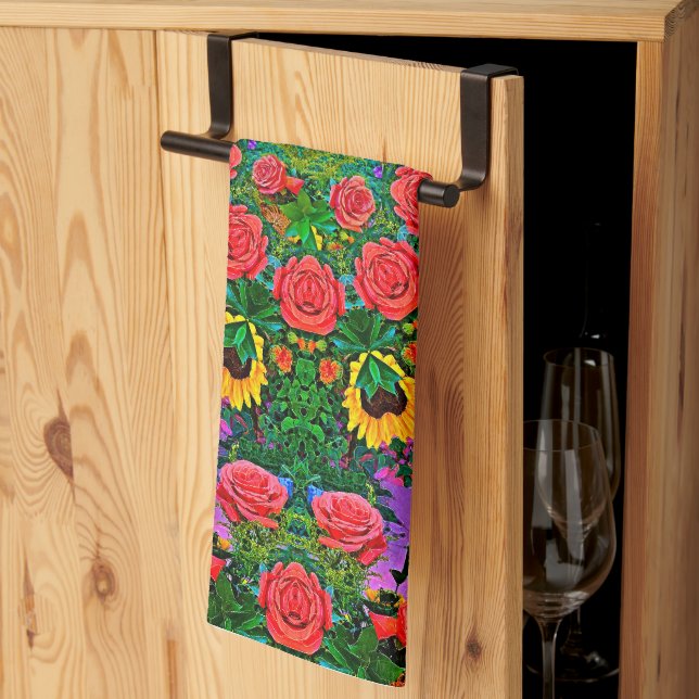 Rosenzähler 4 geschirrtuch (Drittel gefaltet)