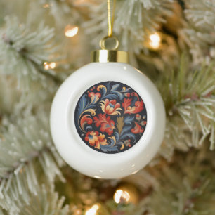 Rosepaint Modern 1 von 6 Keramik Kugel-Ornament