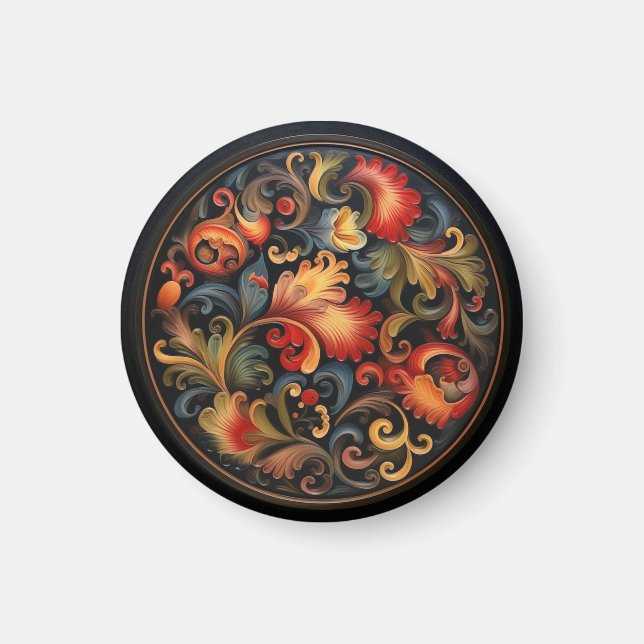 Rosepaint Modern 2 von 6 Magnet (Vorne)