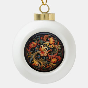 Rosepaint Modern 3 von 6 Keramik Kugel-Ornament