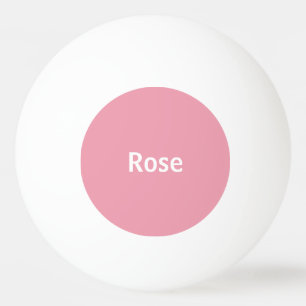 Roserosa personalisiertes Ping Pong Paddel Tischtennisball