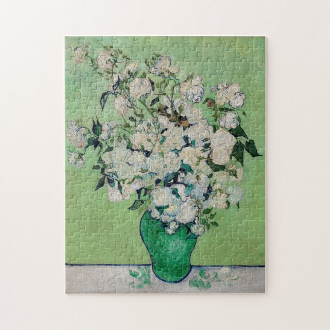 "ROSES" 1889 PAR VINCENT VAN GOGH SUR PUZZLE (Vertical)
