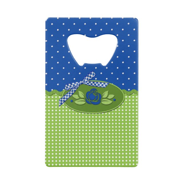 Roses à points Polka, Ouverture de bouteille de ca (Devant)