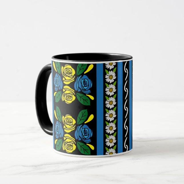 Roses and Castles Floral Patterned Tasse (Vorderseite Links)