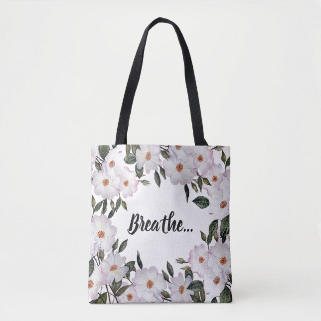 Roses Ballerina Blumendesign Tasche (Vorderseite)