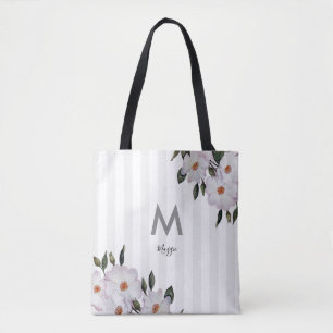 Roses Ballerina Floral Monogram Tasche