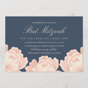 Roses Bat Mitzvah Einladung