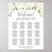 Roses blanches d'ivoire 12 Tableau Mariage