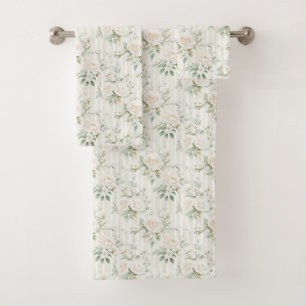 Roses blanches romantiques aux teintes roses rayur