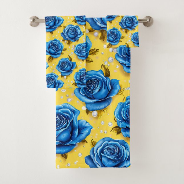 Roses bleues 3d (En situation)