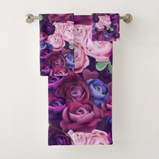 Roses Bleus Et Violets