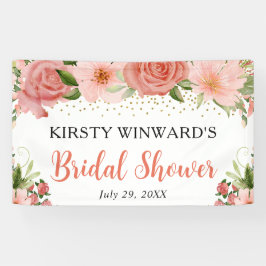 Roses Boho Brautparty Banner
