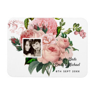 Roses Botanisches FOTO Magnet