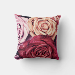 Roses Bouquet Foto Kissen