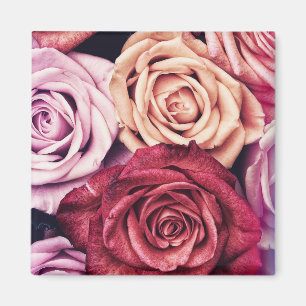 Roses Bouquet Foto Magnet