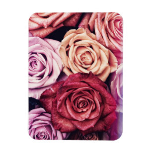Roses Bouquet Foto Magnet