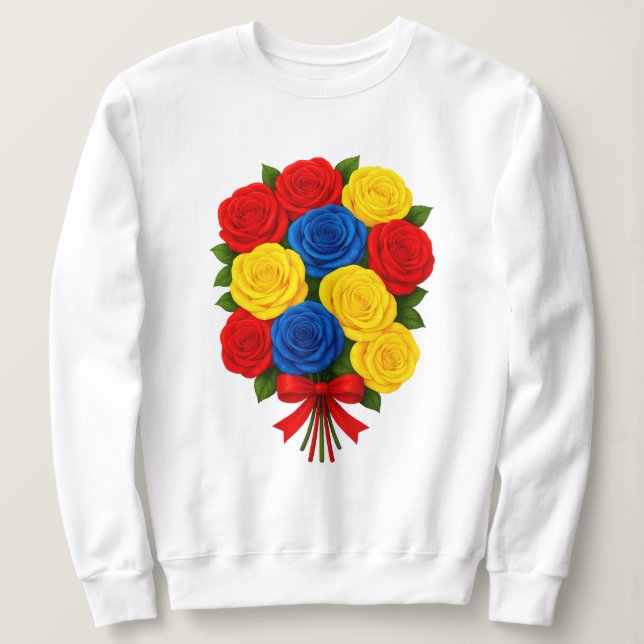  Roses Bouquet Women's Sweatshirt (Design vorne)
