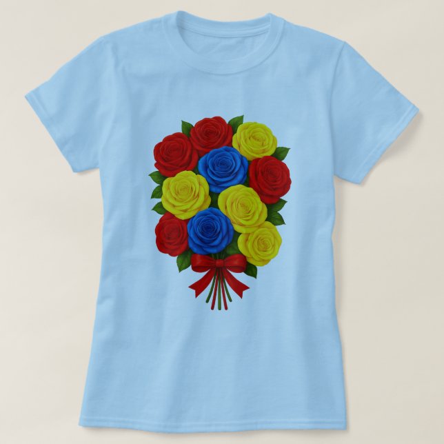Roses Bouquet Women's T-Shirt (Design vorne)