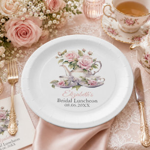 Roses Bridal Luncheon Teatro Sociale Bellinzona Pappteller