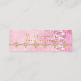 Roses Damask Grunge - Preis-Tag, Geschäftswagen Mini Visitenkarte