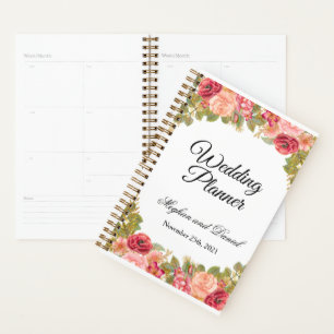 Roses d'aquarelle et Mariage de Parties scintillan