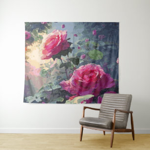 Roses de printemps - Tapisserie
