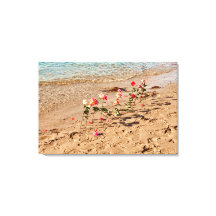 Roses en toile de mer