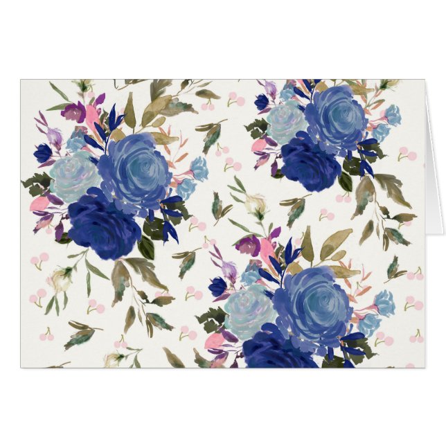 Roses et cerises (Devant horizontal)