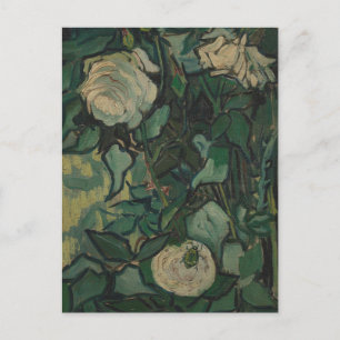 Roses et coléoptères par Vincent Van Gogh Carte po