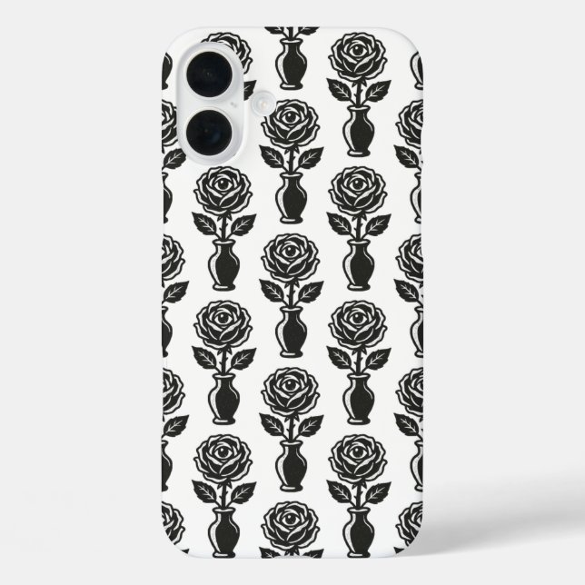Roses Eyes iPhone / iPad-Hülle 16 Plus Hülle (Rückseite)